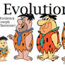 Evolution Fred Flintstone