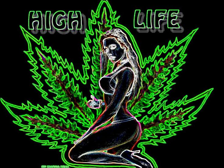 weed and girls wallpaper