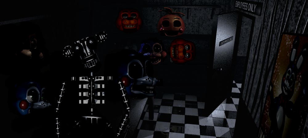 FNAF 2 Backstage by FreddyFredbear on DeviantArt