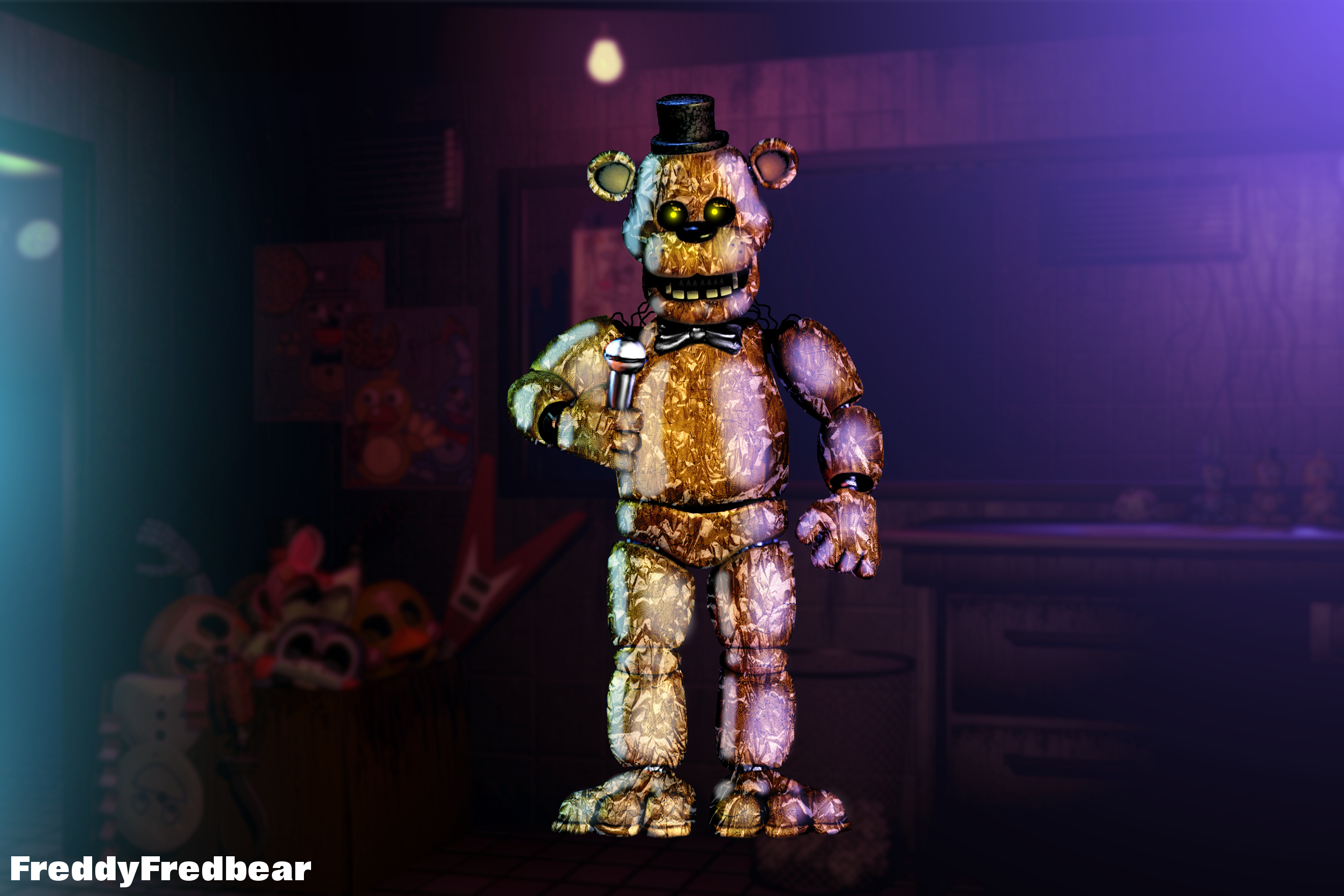 The Joy of Creation: Reborn - Ignited Freddy by DaHooplerzMan on DeviantArt