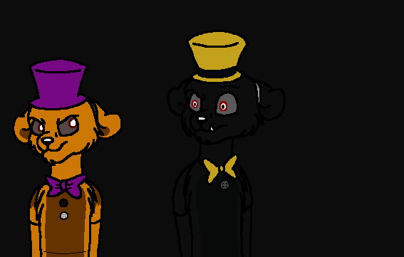 Nightmare and Fredbear (FNaF 4) by ArtMama113 on DeviantArt