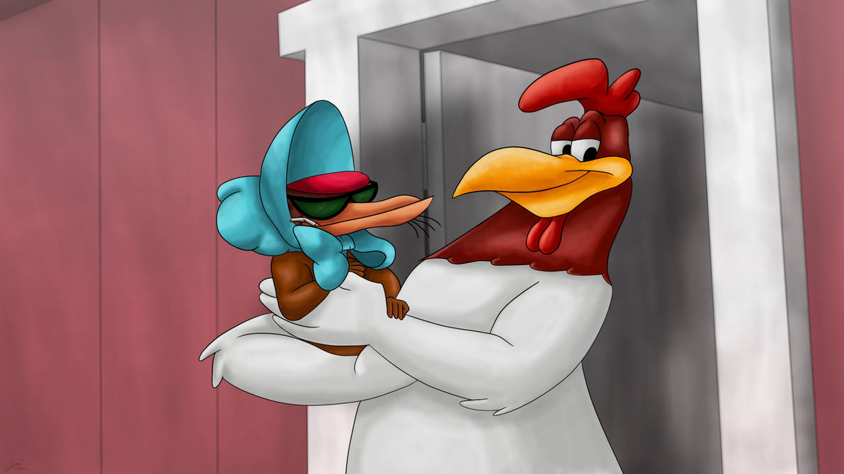 Foghorn Leghorn and Banty Rooster by JessiDee303 on DeviantArt