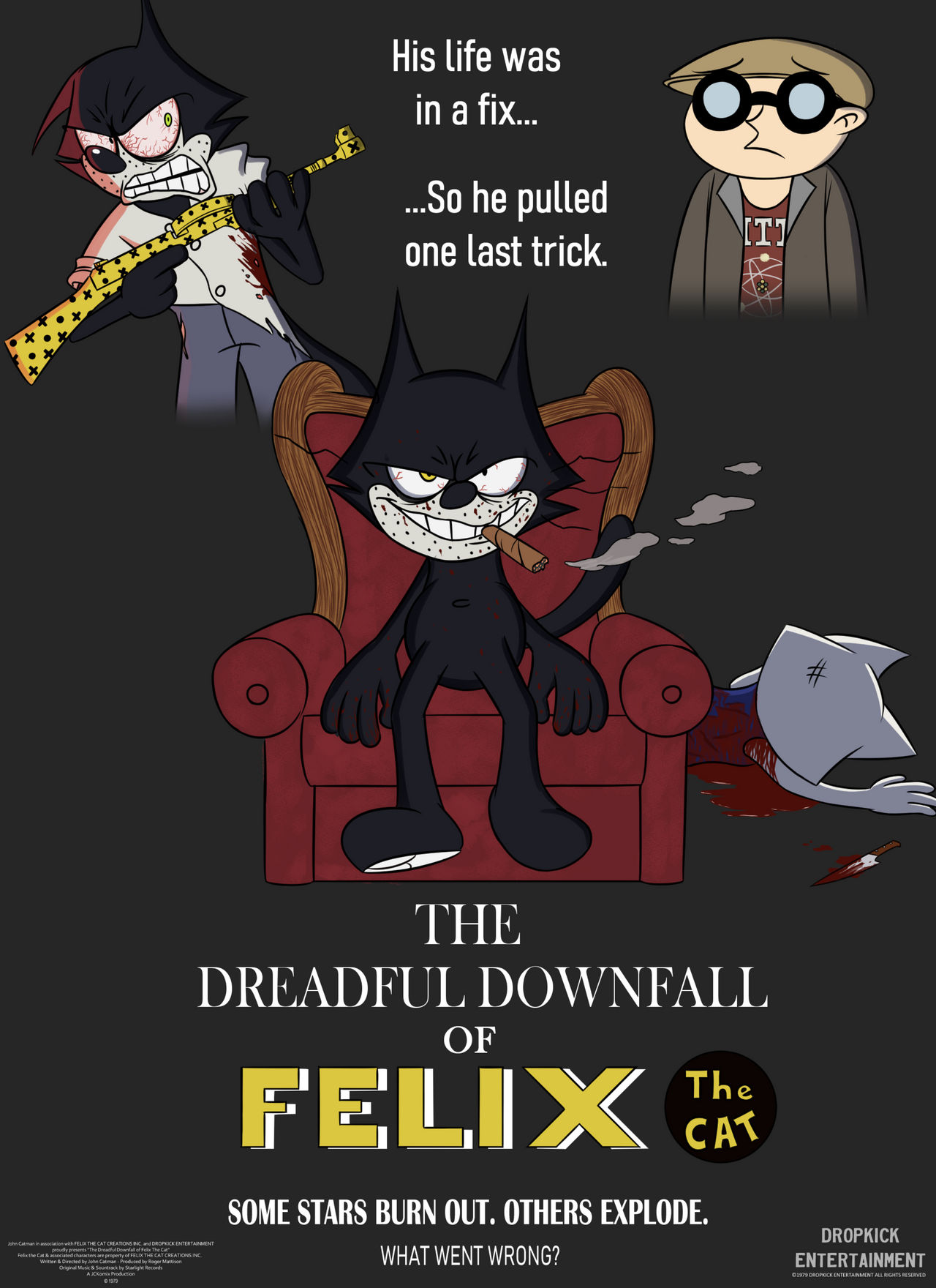 The Dreadful Downfall Of Felix The Cat (1979) by JCKomix on DeviantArt
