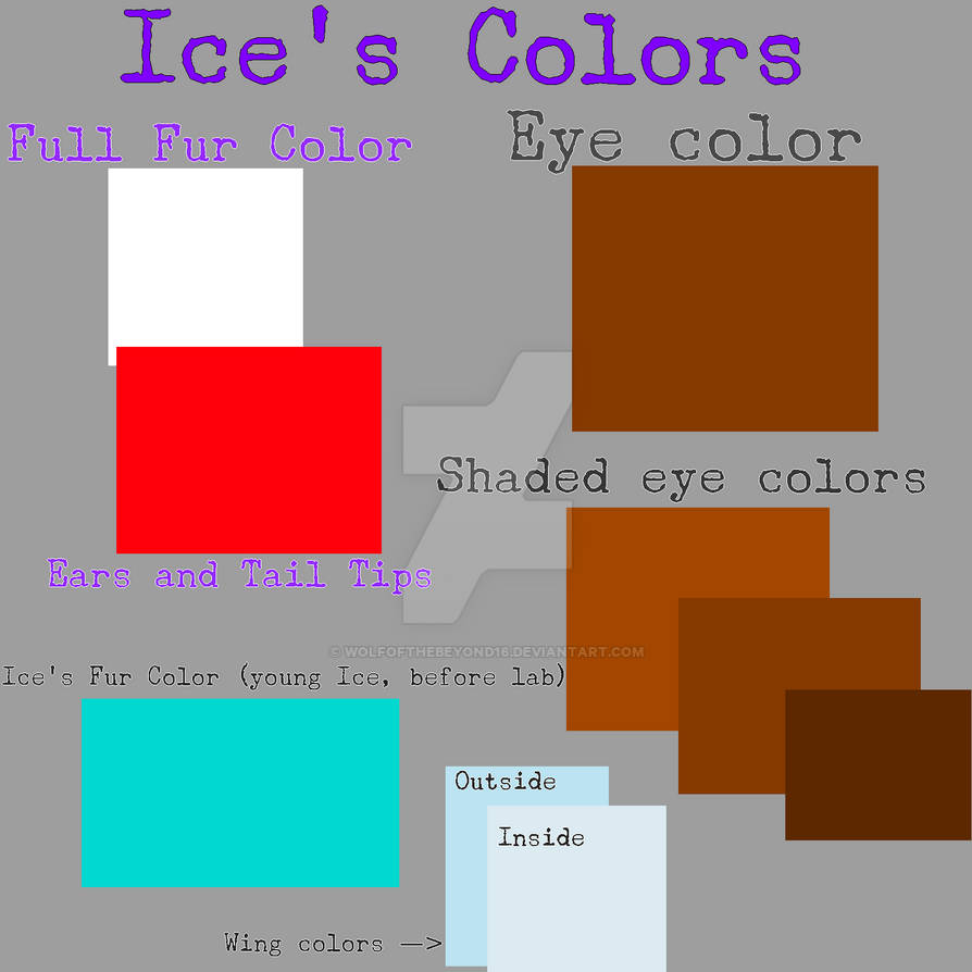 Ice Scheme Color by WolfOfTheBeyond16 on DeviantArt