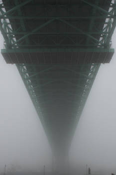 Foggy Bridge Underneath