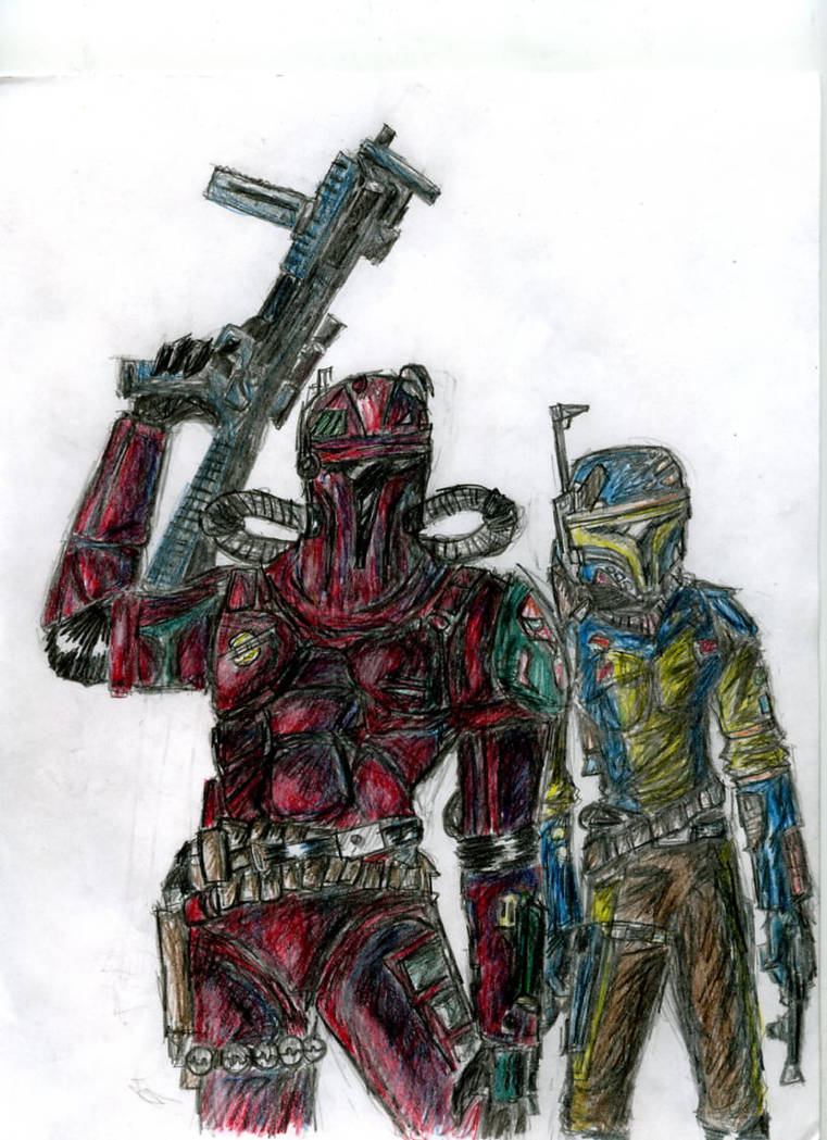 attempeted color mandalorians by LordGlavin on DeviantArt
