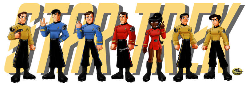 Star Trek TOS Crew Line-Up Ver.1