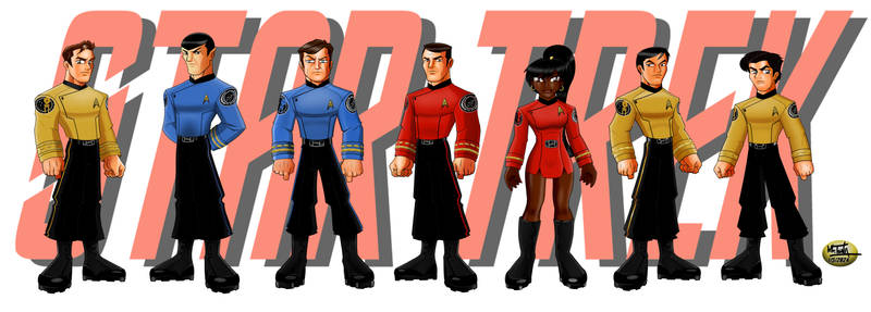 Star Trek TOS Crew Line-Up Ver.3