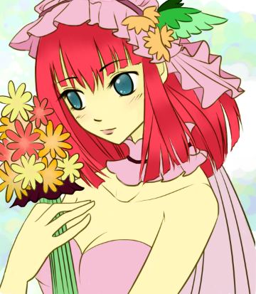 Flower Girl (Experimenting w/ Coloring)