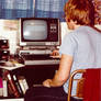 Bill and his TRS-80