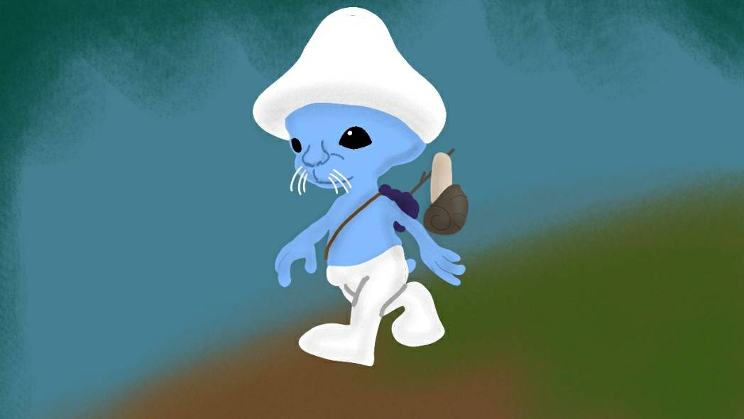 Smurf Cat by annimatour on DeviantArt