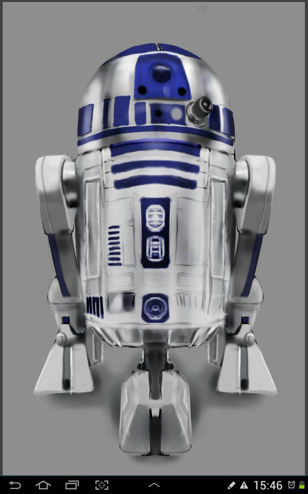 R2D2 Fan art by TheMessengerRG on DeviantArt