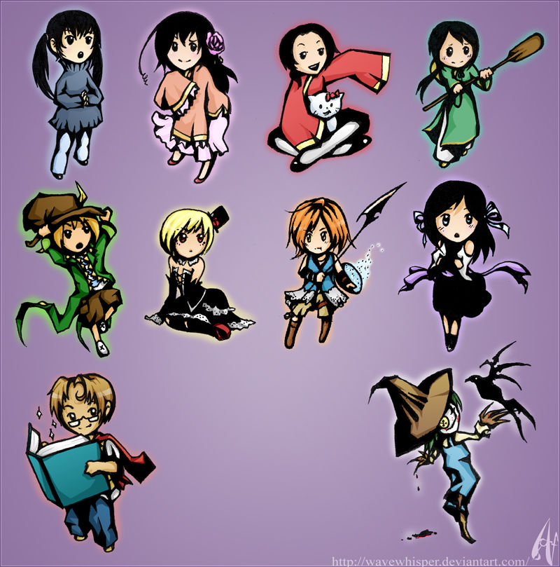 Ink Chibis by wavily on DeviantArt