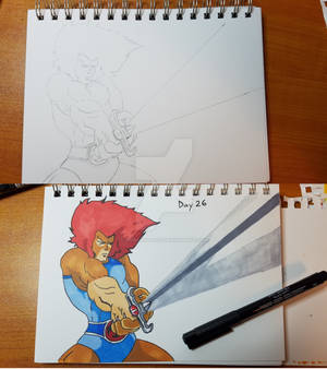 Inktober 2017 - Day 26, Thundercats Day