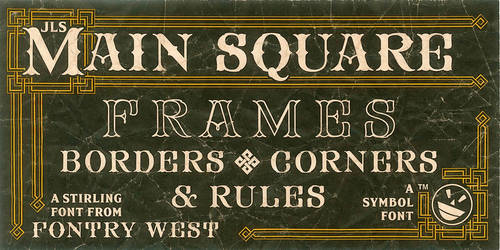 MainSquare Frames Font 1440