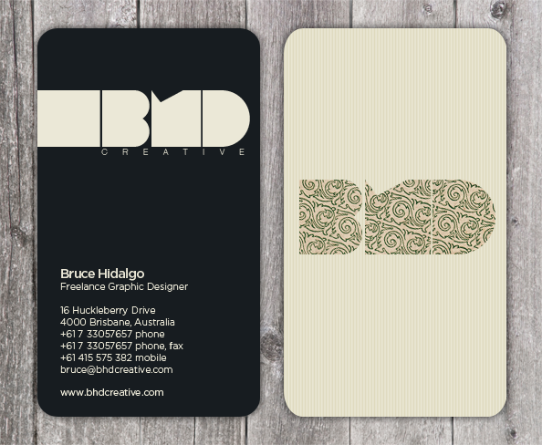 BHD Design business card by brucebah