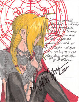 FMA-Edward Elric :autographed: