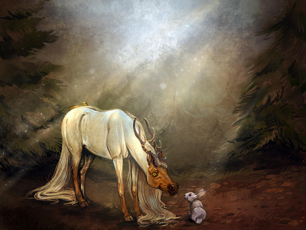Hey sweet little fellow you're not alone here! by Araxel