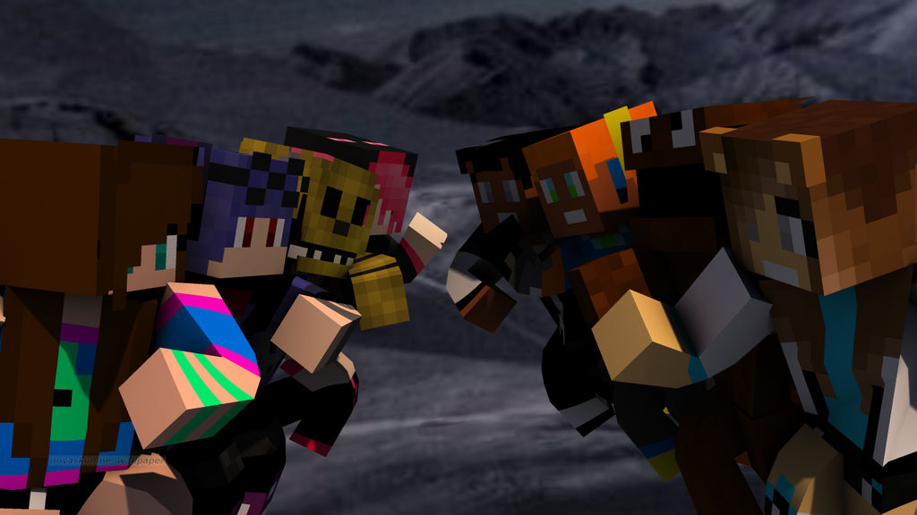 Minecraft Team Vs. Team by Skeetterz on DeviantArt