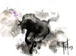 a dark horse by OhAnneli