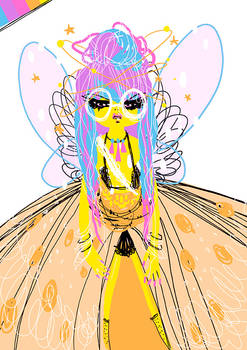 Rainbow Fairypunk Sketch
