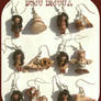 Redskin girls earrings Kawaii1