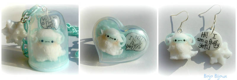 Kawaii Fluffy Yeti parure