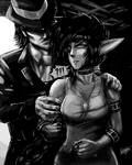 Manga style - Dangerous Encounter - Neo/Kenny Acke by The-Criminal-Rose