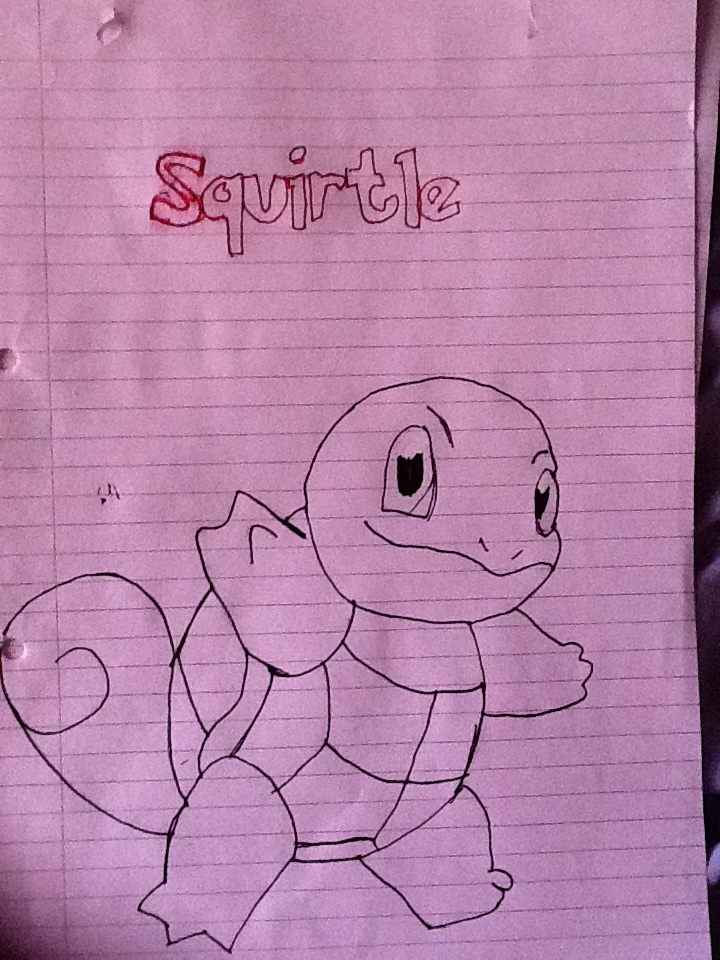 Squirtle Drawing