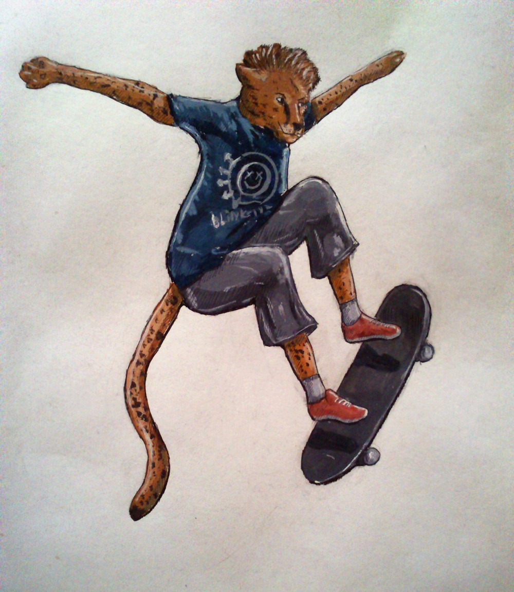 Cheetah skater