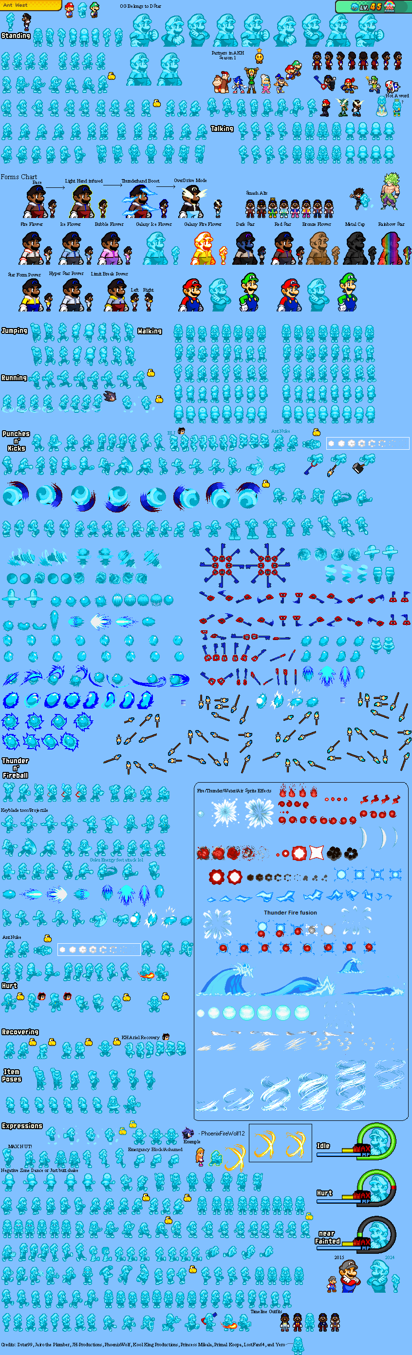 Statue Sprite D.C Ant Jacket SMG Ice Statue sprite sheet by AnttheZombieSlayer on ...