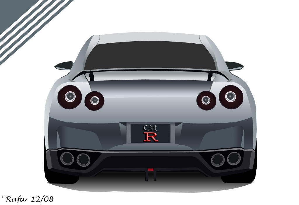 Nissan GT-R Vector by RafaelFalcao on DeviantArt