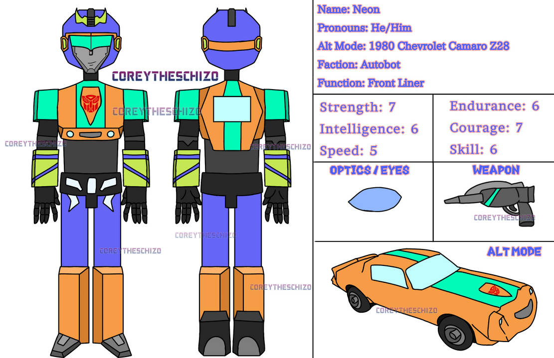 Transformers Rba Oc G1 Transformers Oc | Neon by coreytheschizo on DeviantArt