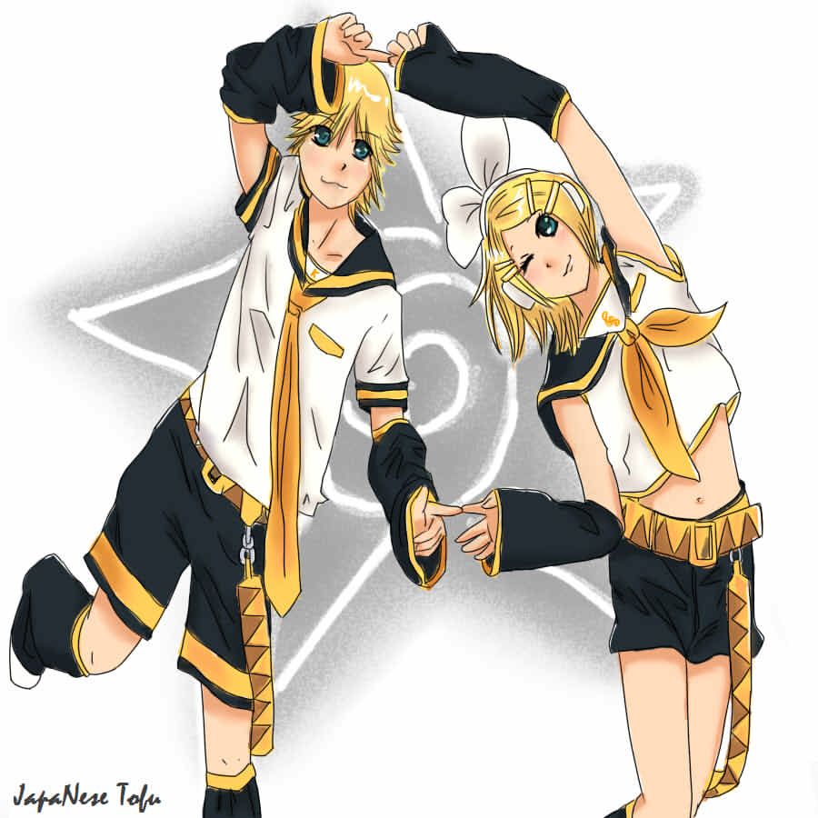 Len_Kagamine Rin_Kagamine vocaloid by Japanesetofu24 on DeviantArt