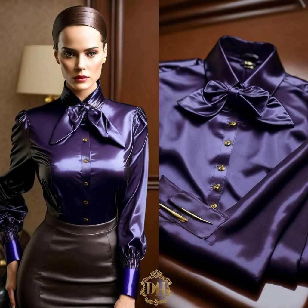 Satin blouse by DonAban on DeviantArt