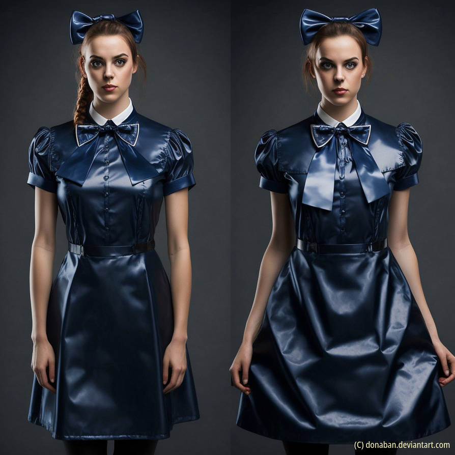 latex pvc maid by DonAban on DeviantArt