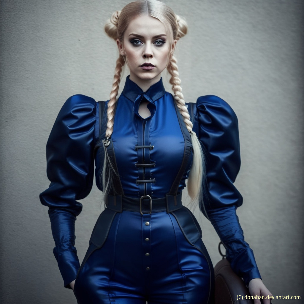 Blond braids jumpsuit by DonAban on DeviantArt