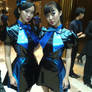 Pair of PVC servants - hostess -maids