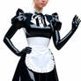 Latex french maid