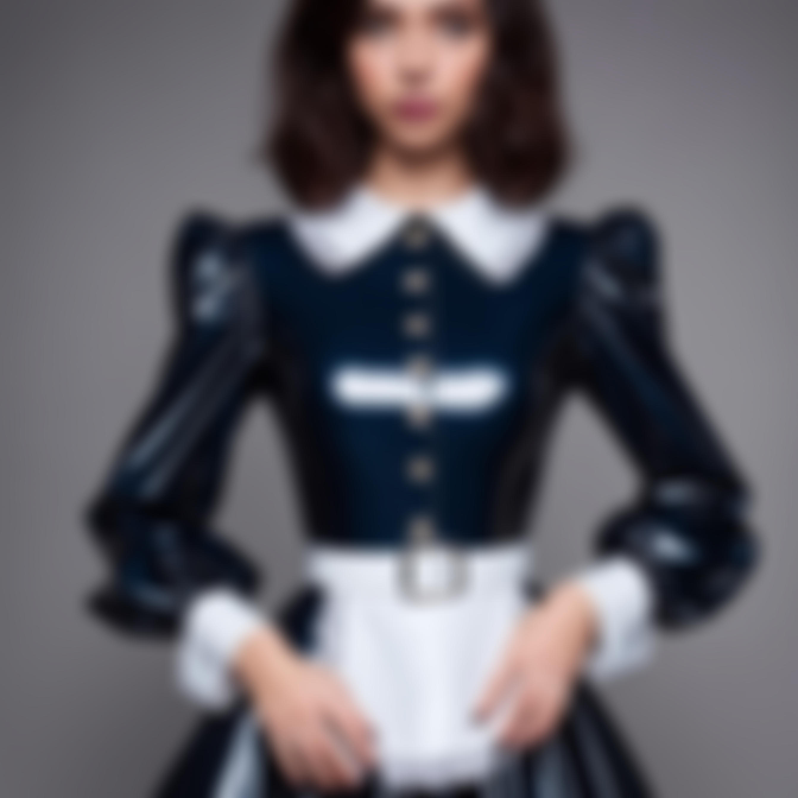 Latex and pvc maid dress by DonAban on DeviantArt