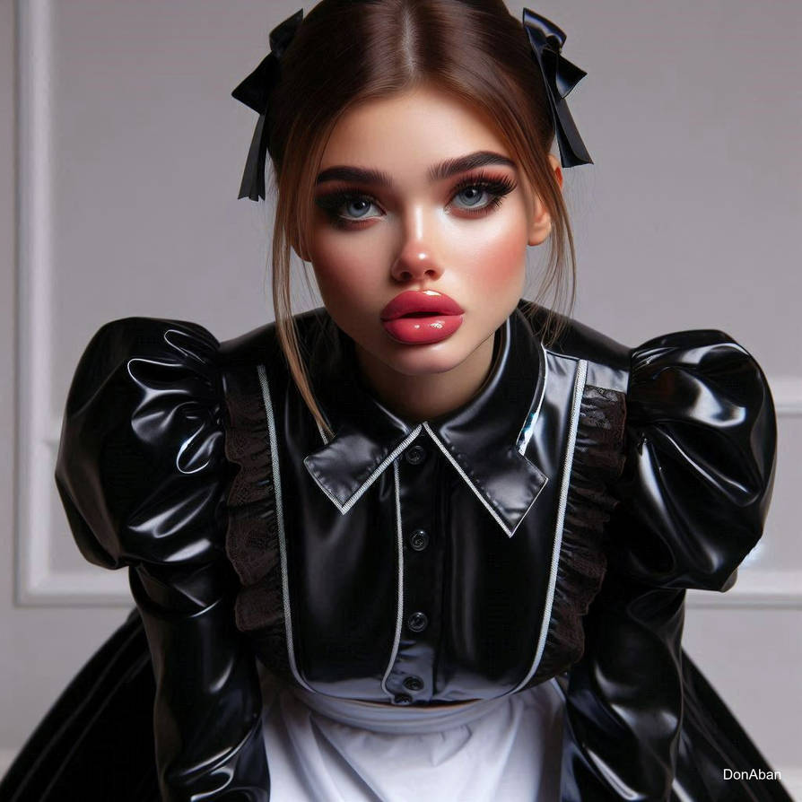 PVC plastic maid uniform by DonAban on DeviantArt
