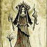 Hekate . The Goddess with three faces .