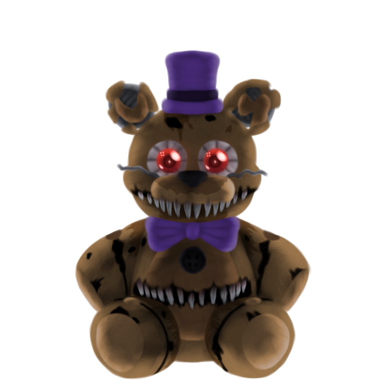 FNAF - Nightmare Plush by OneofakindStudioArt on DeviantArt