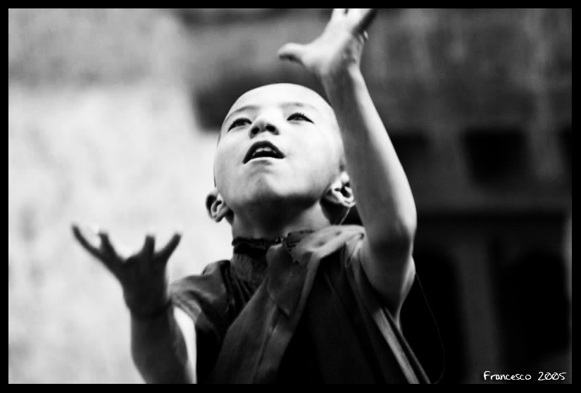 B+W Ladakh Children 6