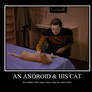 An Android and His Cat