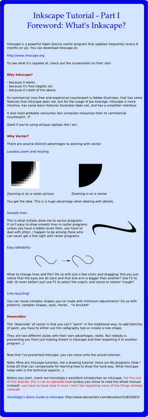 Inkscape Tutorial I - Intro