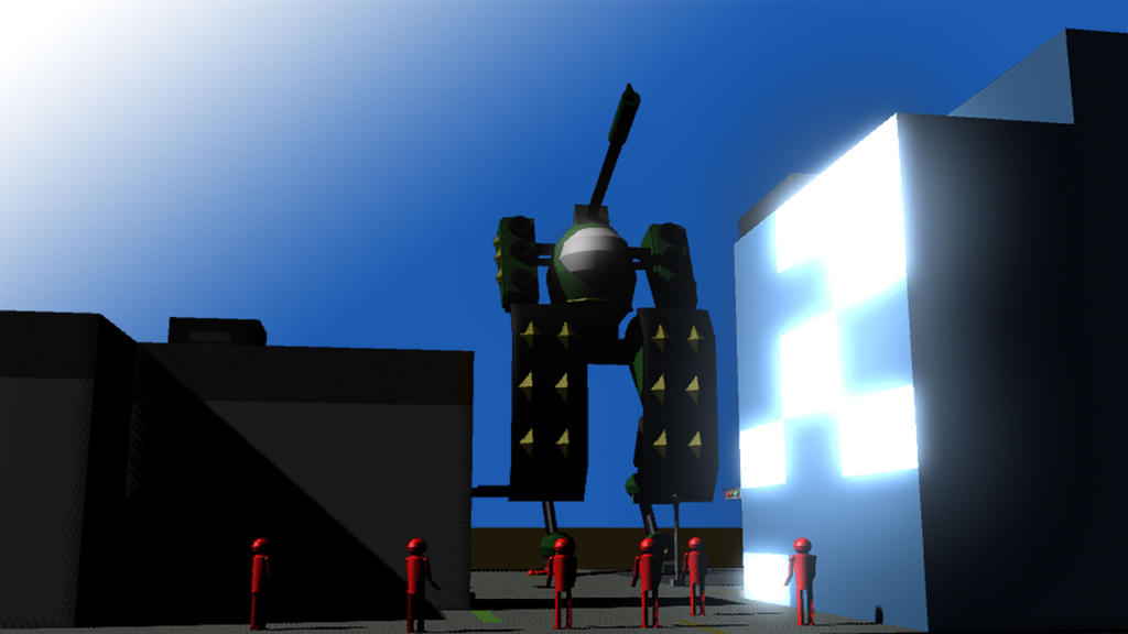 humans vs mech by carlos765 on DeviantArt