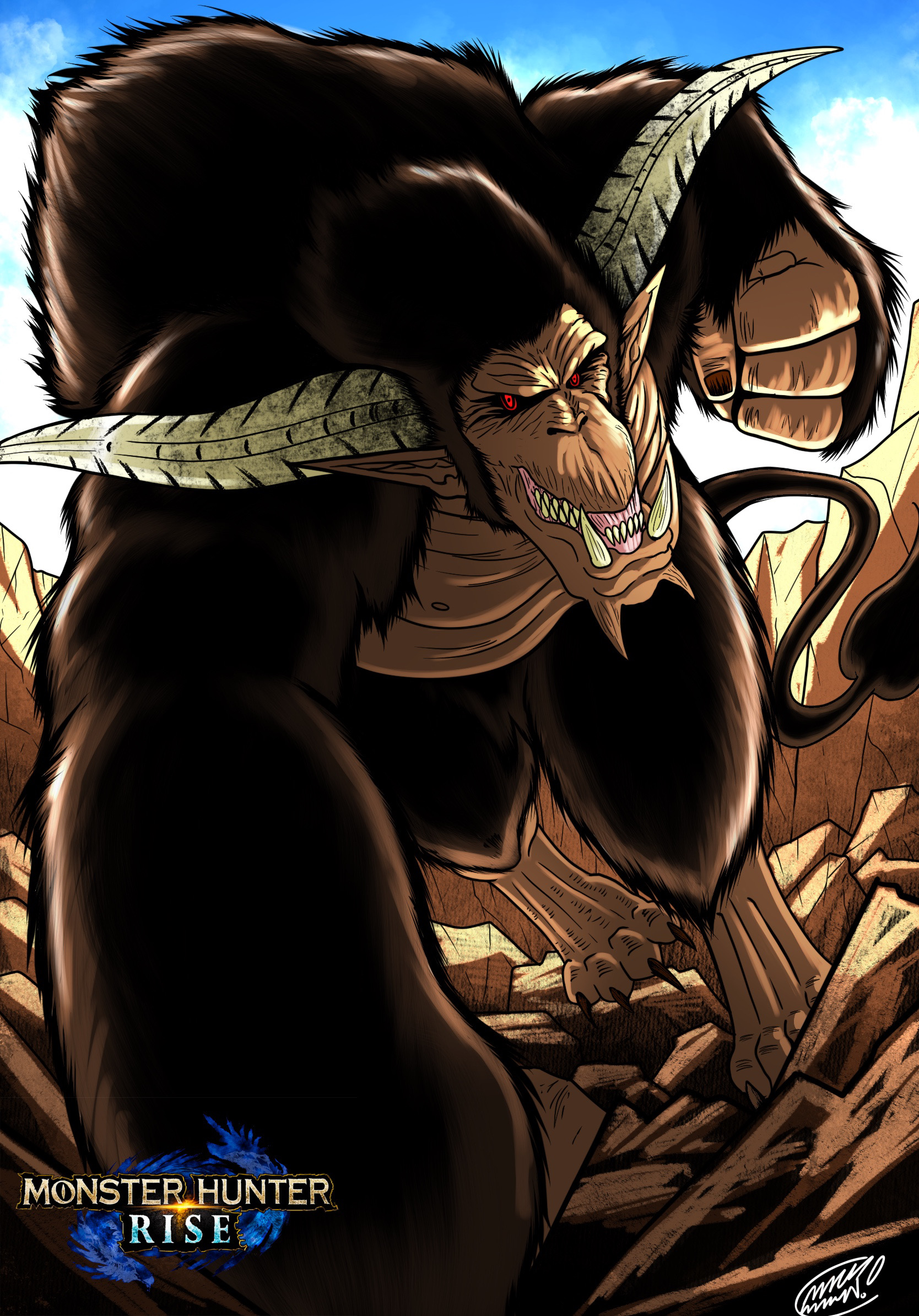 Super Rajang MHRISE- Rajang by Superzillaking on DeviantArt