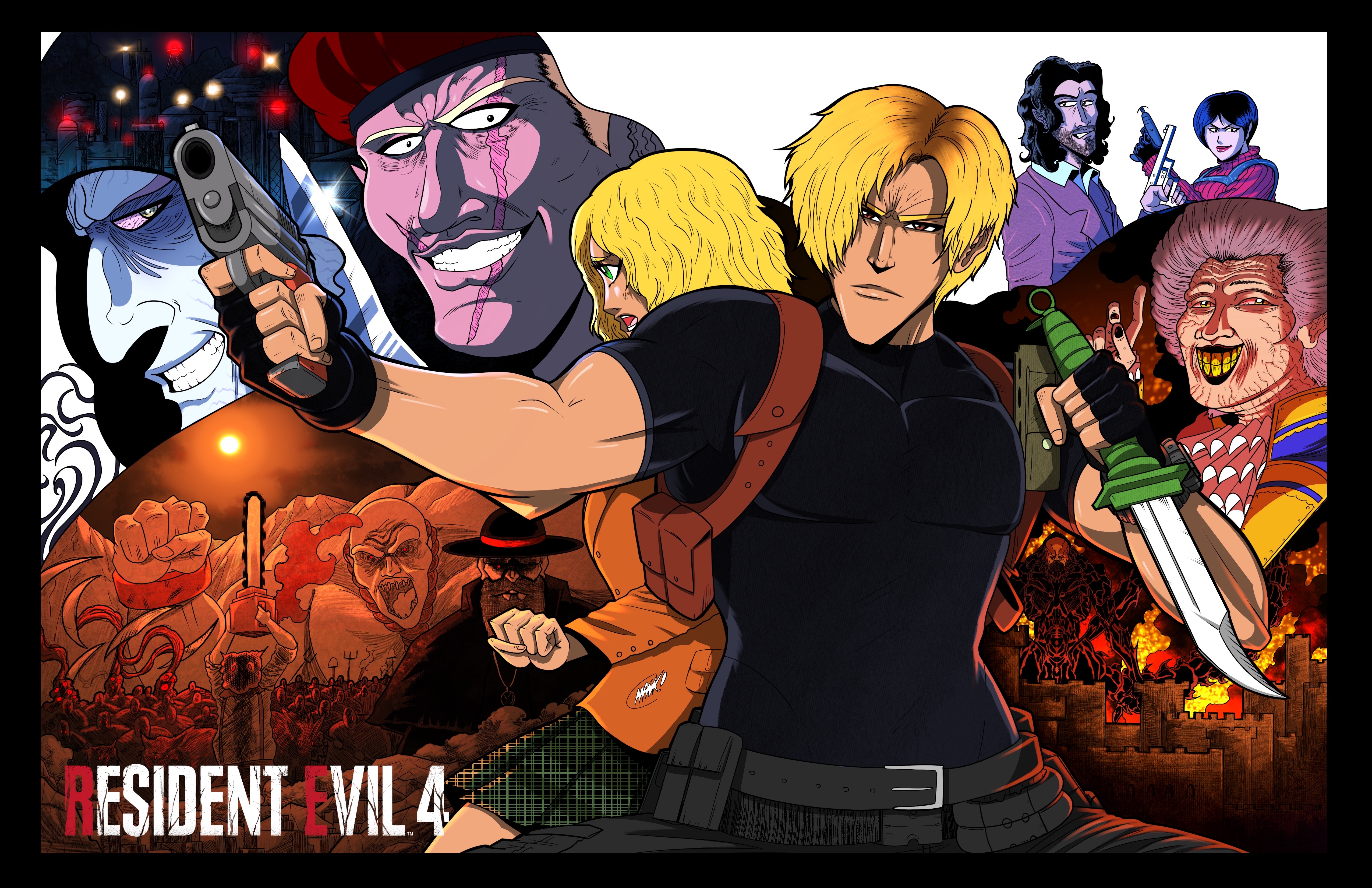 Resident Evil 4 Remake - Steam Vertical Grid 01 by BrokenNoah on DeviantArt