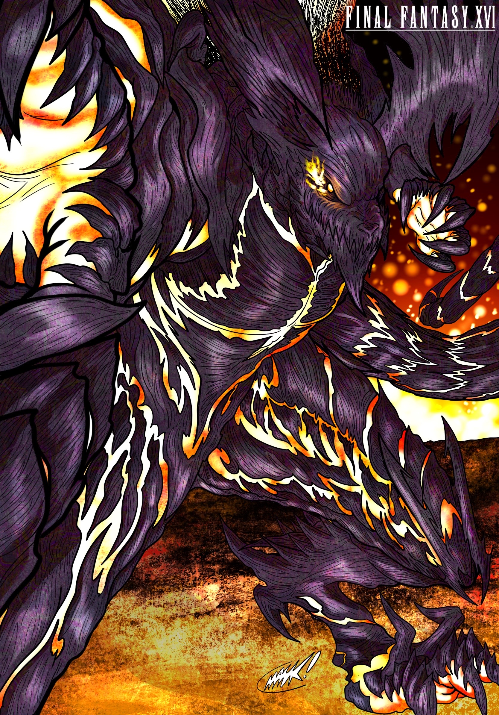 Final Fantasy XVI - IFRIT by Superzillaking on DeviantArt